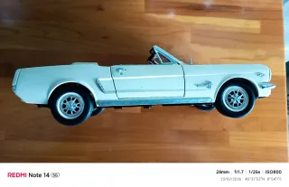 Ford Mustang cabrio 1:18 Mira Spagna