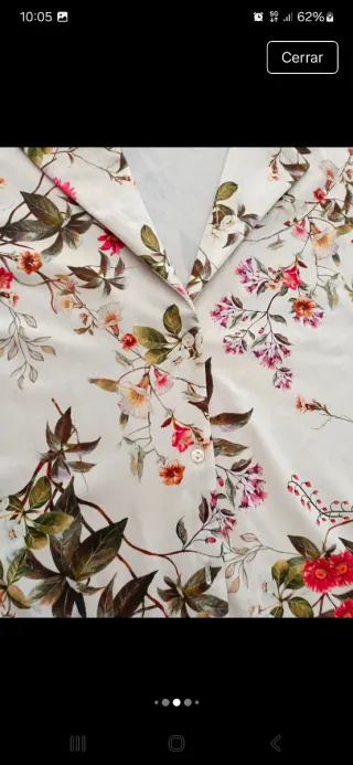 Conjunto Zara flores