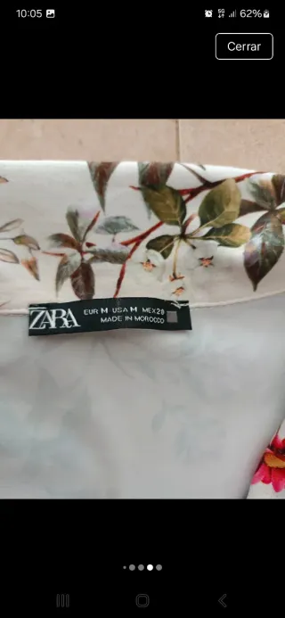 Conjunto Zara flores