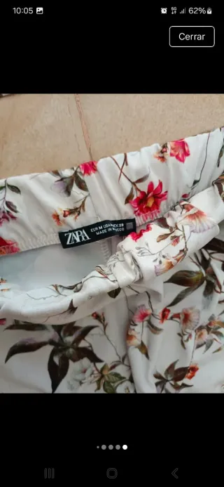 Conjunto Zara flores