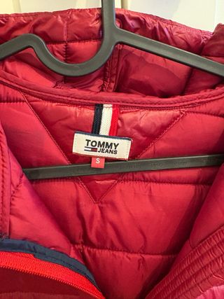 Plumífero Tommy Hilfiger Rojo