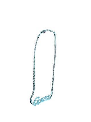 Collar Guess plateado con brillantes