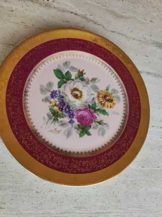 Plato de porcelana Limoges France 25.5cm