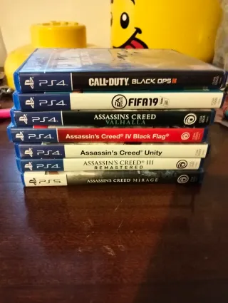 PS4/PS5 Giochi: Call of Duty, Assassin's Creed ec