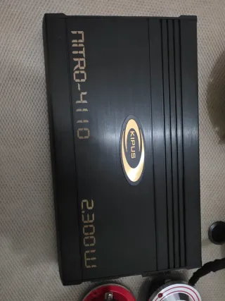 Equipo de Sonido Crunch: Subwoofer, Amplificador y