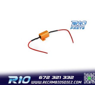 RESISTENCIA MATRÍCULA CANBUS ERROR DE LUZ 10W
