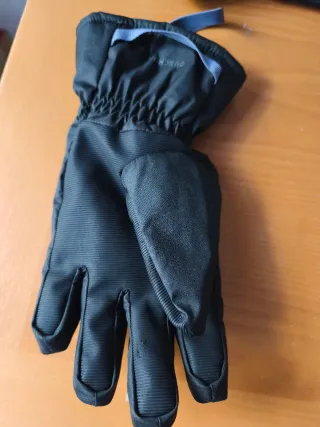 Guantes de esquí negros QUECHUA para 14 años