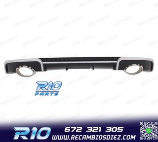 DIFUSOR AUDI A3 8V 12-16 LOOK RS + COLAS ESCAPE