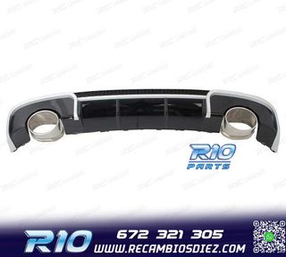 DIFUSOR AUDI A3 8V 12-16 LOOK RS + COLAS ESCAPE