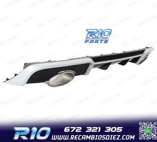 DIFUSOR AUDI A3 8V 12-16 LOOK RS + COLAS ESCAPE