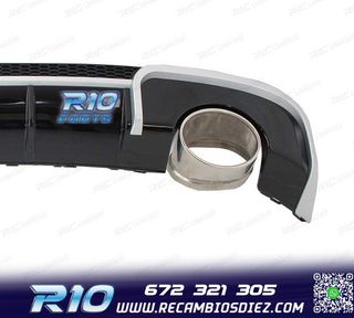 DIFUSOR AUDI A3 8V 12-16 LOOK RS + COLAS ESCAPE