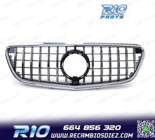 PARRILLA MERCEDES VITO W447 14-19 NEGRO CROMO