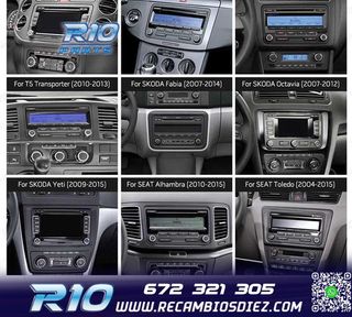RADIO GPS ANDROID 11 PARA VOLKSWAGEN VW SEAT SKODA HEXA-CORE
