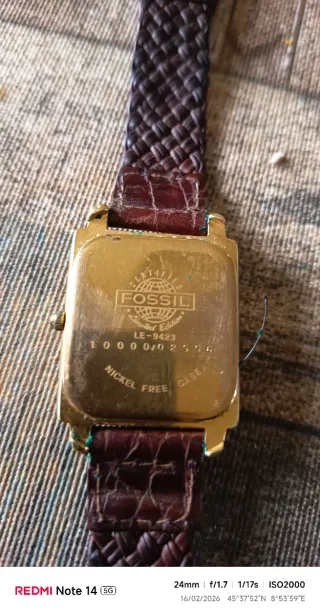 Orologio Fossil Authentic Limited Edition 1994