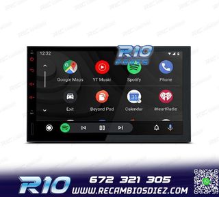RADIO GPS ANDROID 14 2DIN 7" MULTIMEDIA GPS HD 3 USB SD