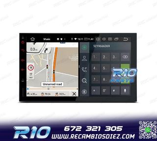 RADIO GPS ANDROID 14 2DIN 7" MULTIMEDIA GPS HD 3 USB SD
