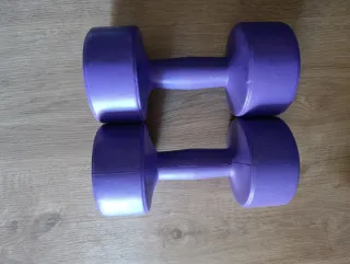 Mancuernas moradas (par) 3 kg