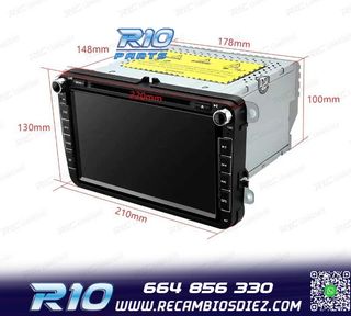 RADIO GPS ANDROID 14 PARA VOLKSWAGEN VW GOLF POLO PASSAT CAD