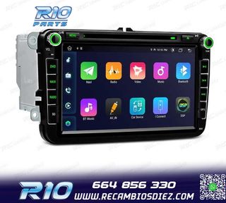 RADIO GPS ANDROID 14 PARA VOLKSWAGEN VW GOLF POLO PASSAT CAD