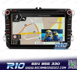 RADIO GPS ANDROID 14 PARA VOLKSWAGEN VW GOLF POLO PASSAT CAD
