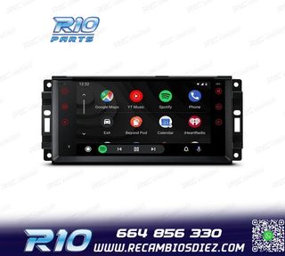RADIO GPS ANDROID 13 PARA JEEP WRANGLER 07-12, GRAND CHEROKE
