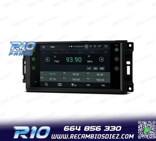 RADIO GPS ANDROID 13 PARA JEEP WRANGLER 07-12, GRAND CHEROKE