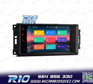 RADIO GPS ANDROID 13 PARA JEEP WRANGLER 07-12, GRAND CHEROKE