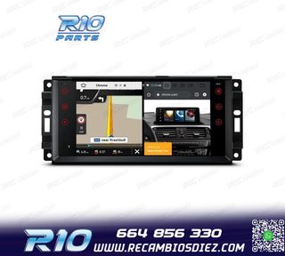 RADIO GPS ANDROID 13 PARA JEEP WRANGLER 07-12, GRAND CHEROKE