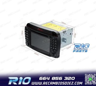 RADIO GPS ANDROID 10 PARA MERCEDES S W220 98-05