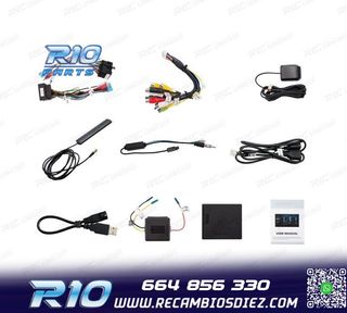 RADIO GPS ANDROID 13 PARA VOLKSWAGEN VW SEAT SKODA TOURAN 7"