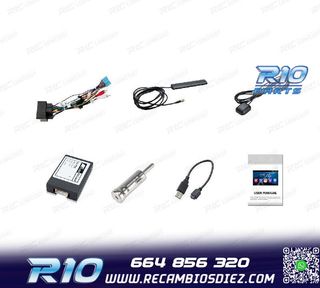 RADIO GPS ANDROID 12 PARA FORD FOCUS C-MAX FIESTA GALAXY KUG
