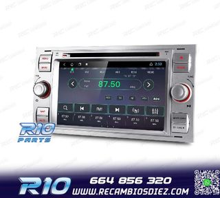 RADIO GPS ANDROID 12 PARA FORD FOCUS C-MAX FIESTA GALAXY KUG