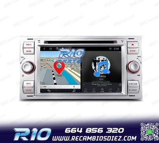 RADIO GPS ANDROID 12 PARA FORD FOCUS C-MAX FIESTA GALAXY KUG
