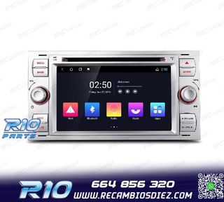 RADIO GPS ANDROID 12 PARA FORD FOCUS C-MAX FIESTA GALAXY KUG