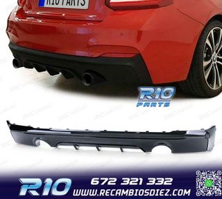 DIFUSOR BMW F22 F23 LOOK M PERFORMANCE NEGRO BRILLO