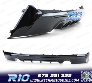 DIFUSOR BMW F22 F23 LOOK M PERFORMANCE NEGRO BRILLO