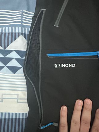 Pantalón Alpinismo Simond Negro con Tirantes