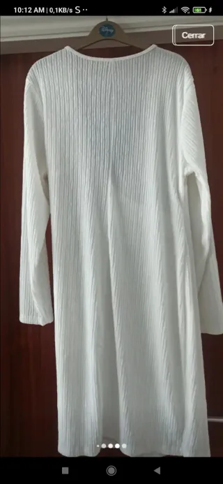 Vestido Shein Talla Única Blanco