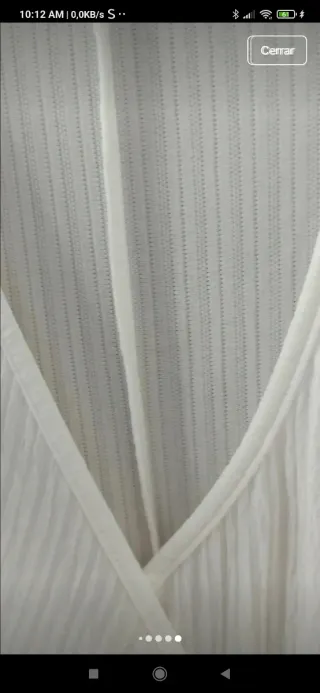 Vestido Shein Talla Única Blanco