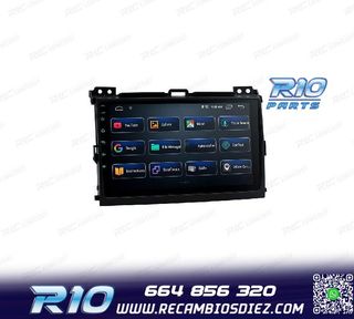 RADIO GPS ANDROID 12 PARA TOYOTA LAND CRUISER 02-09