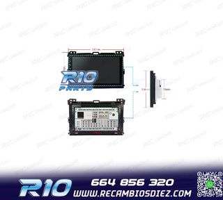 RADIO GPS ANDROID 12 PARA TOYOTA LAND CRUISER 02-09