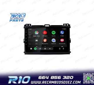 RADIO GPS ANDROID 12 PARA TOYOTA LAND CRUISER 02-09