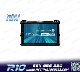 RADIO GPS ANDROID 12 PARA TOYOTA LAND CRUISER 02-09