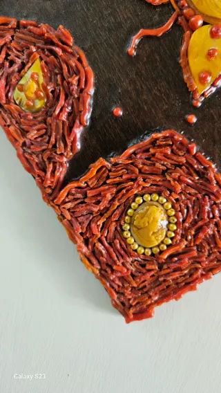 corallo e cammei fatto a mano