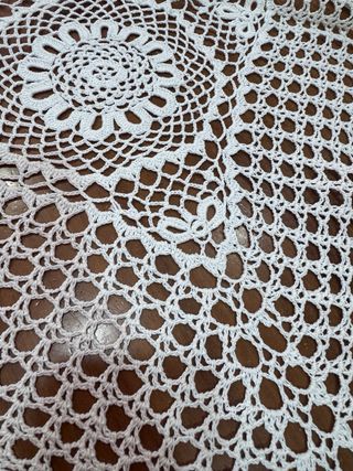 Tovaglia/Copritavolo/Copriletto Uncinetto