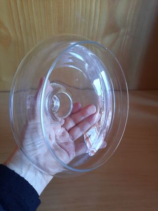 Coperchio in vetro trasparente