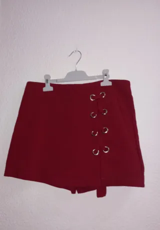 Falda pantalón con cordones