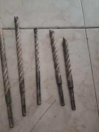 7 Brocas SDS y Cincel