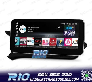 RADIO GPS ANDROID 12 PARA MERCEDES W204 11-14