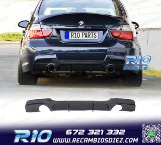 DIFUSOR BMW E90 E91 LOOK M PERFORMANCE NEGRO BRILLO